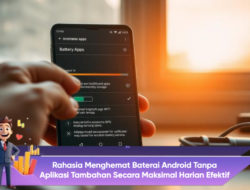 Rahasia Menghemat Baterai Android Tanpa Aplikasi Tambahan Secara Maksimal Harian Efektif