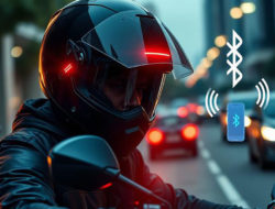 Review Jujur Helm Pintar: Lampu Sein dan Koneksi Bluetooth